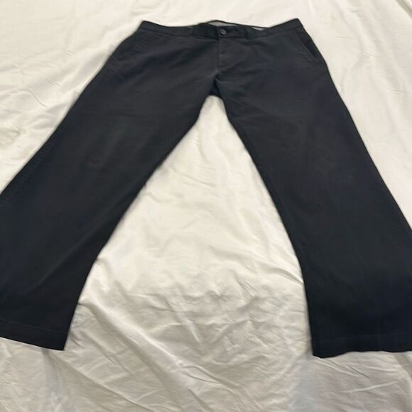 Haggar Traveler Chino Pants 36 / 32 Black - Picture 1 of 9